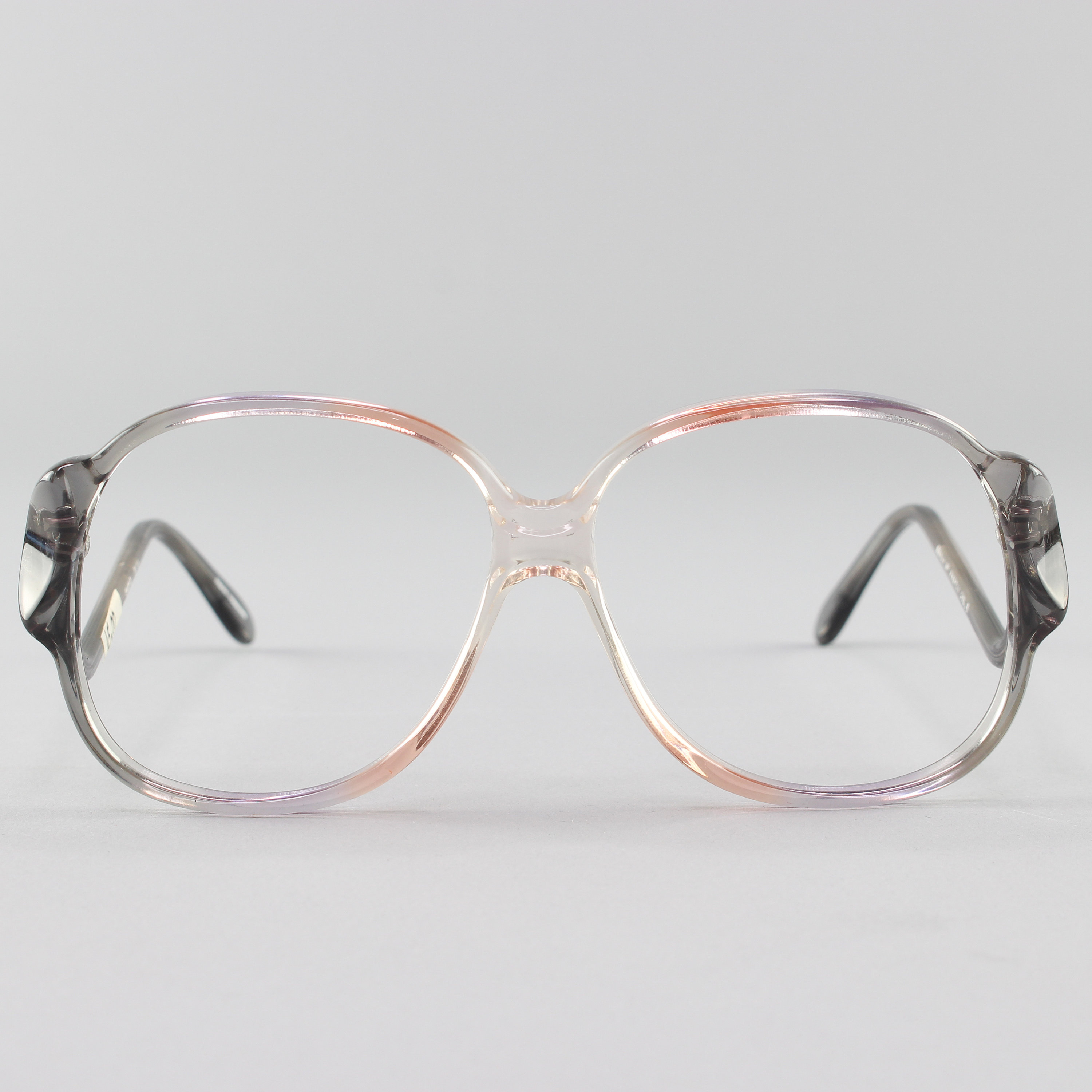 70s Vintage Glasses Clear Round Eyeglass Frame 1970s Oversized