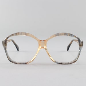Vintage Eyeglasses | 80s Glasses | 1980s Oversized Round Eyeglass Frame | Deadstock Eyewear - Alida - 33003