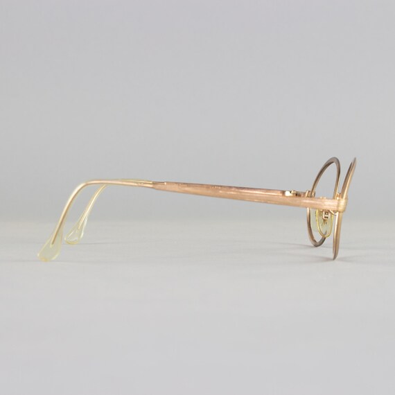 1970s Glasses Frames | Vintage Gold Eyeglass Fram… - image 4