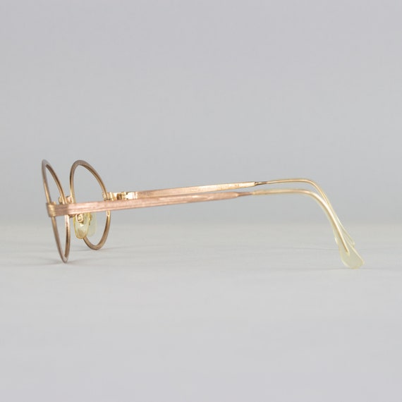 1970s Glasses Frames | Vintage Gold Eyeglass Fram… - image 5