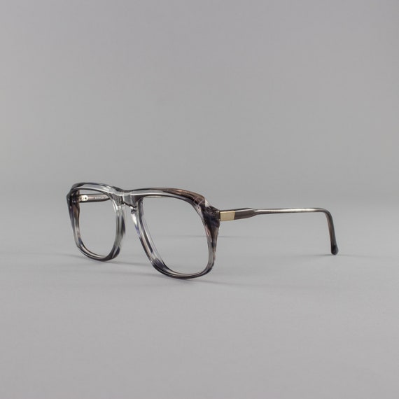 80s Vintage Glasses | Clear Smoky Gray Eyeglasses… - image 2