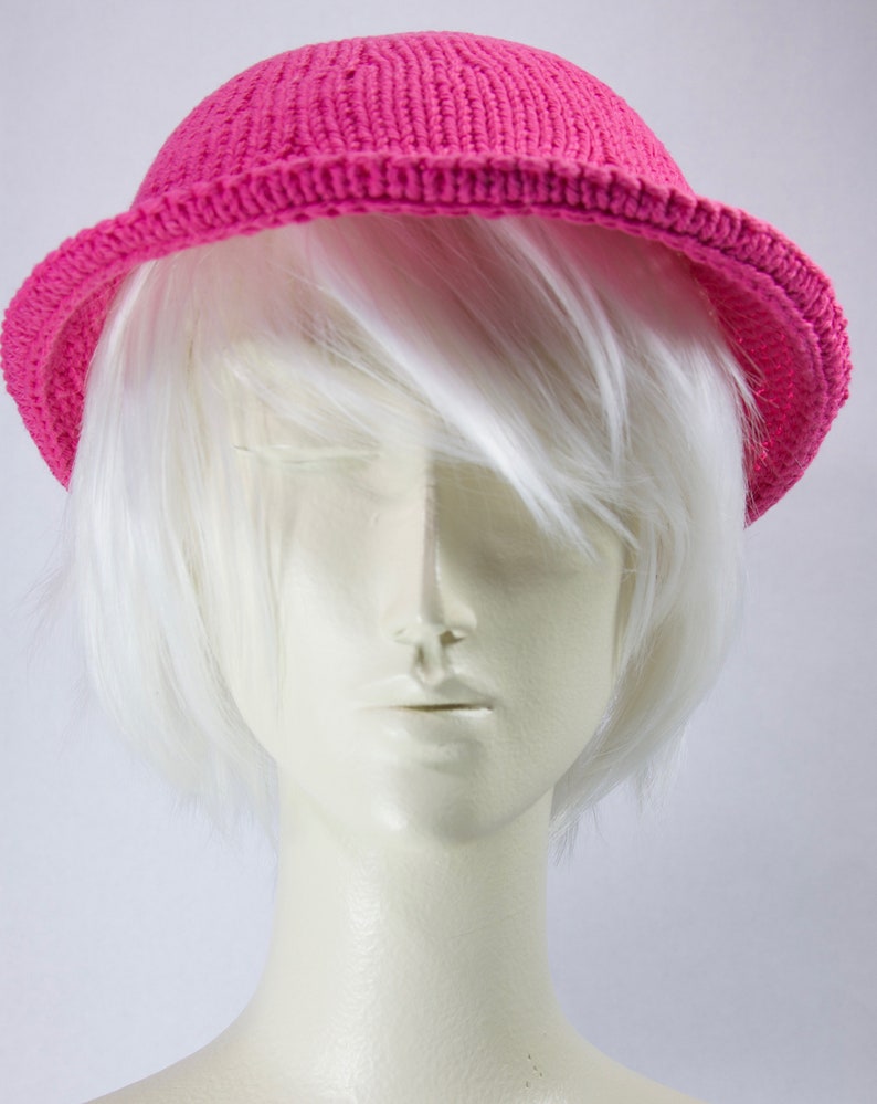 Beachton Cotton Cloche Pink Size Small Cream