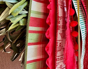 Christmas Village Ribbon Bundle | 24” Long