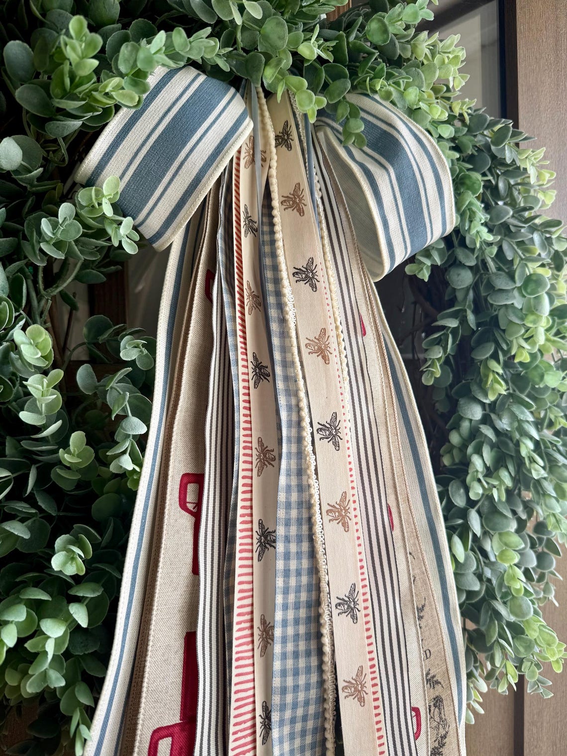 Country Farmhouse/farm Animals Ribbon Bundle Wreath Bow With a Clip ...