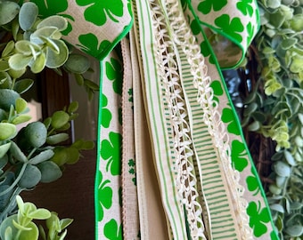 St. Patrick’s Day Ribbon Bundle with a Bow