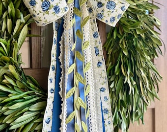 Rose Cottage Ribbon bundle with a Bow - 24” Long