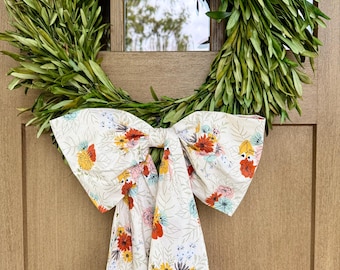 Flower Bouquet Floppy Fabric Bow