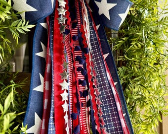 4th of July Ribbon Bundle with a Bow
