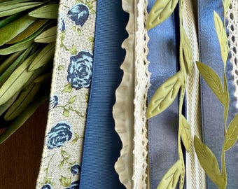 Rose Cottage Ribbon bundle - 24” Long