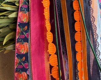 Midnight Pumpkins Ribbon Bundle (24" Long)