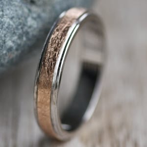 Rose gold Wedding rings for women, Brushed finish gold engagement rings for men, Elegant Couples Personalized Engraved rings, Christmas gift