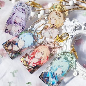 HSR | Sleutelhangers amfoorfolie | Castorice Phainon Mydei Aglaea Anaxa Honkai Star Rail