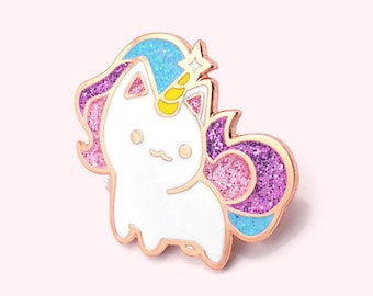 Unicorn Cat Enamel Pin