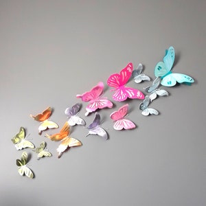 Butterfly Bug Themed Wall Decorations Butterflies for Baby Nursery 3D Bug Paper Wall Decals Insect Birthday Decor Ready to Ship image 2