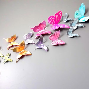 Butterfly Bug Themed Wall Decorations Butterflies for Baby Nursery 3D Bug Paper Wall Decals Insect Birthday Decor Ready to Ship image 7