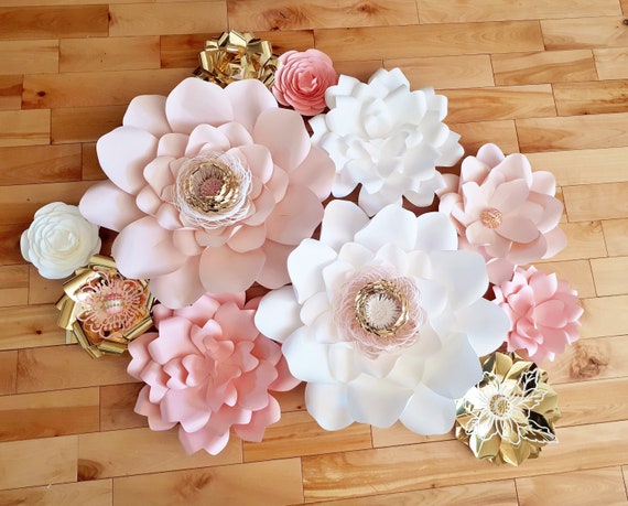 Paper Flowers Decorations Wall  Diy Paper Flower Wall Backdrop