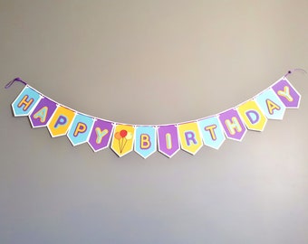 Happy Birthday Banner: Party Decor, Wall Hanging (67 inches)