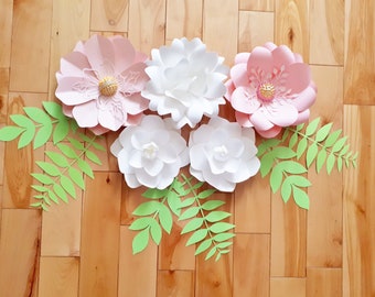 Paper Flowers 5 Mini - Wedding, Nursery, Events