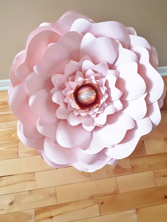 Ramo de rosa de flores de papel gigante Decoración de flores - Etsy México