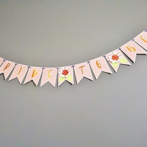 Bridal Shower Bride to be Banner Wedding Shower Sign Bachelorette Party Decor image 6