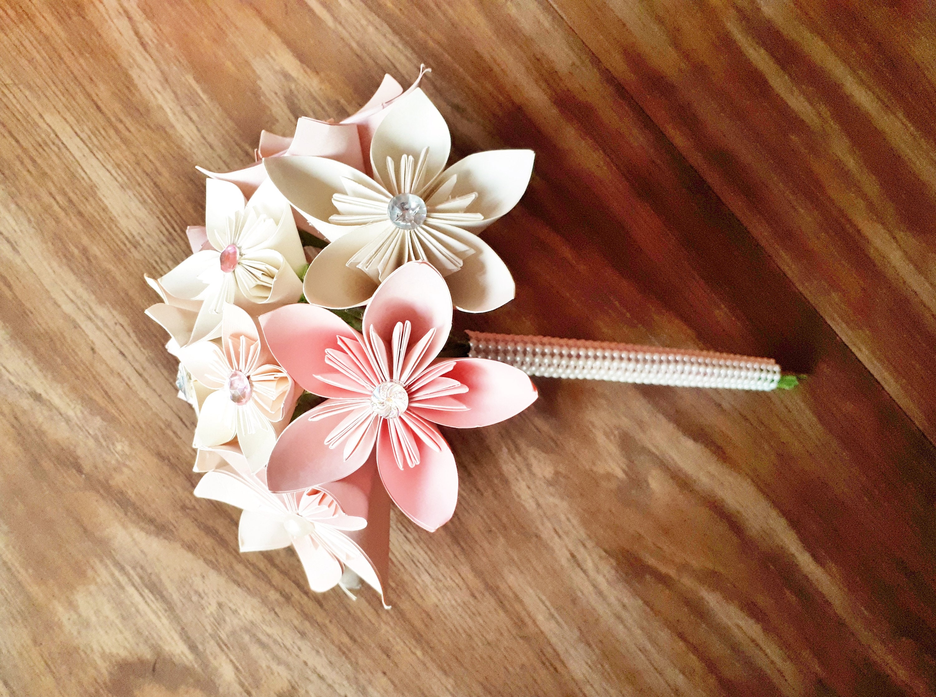 Kusudama Paper Flower Bouquet