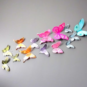 Butterfly Bug Themed Wall Decorations Butterflies for Baby Nursery 3D Bug Paper Wall Decals Insect Birthday Decor Ready to Ship image 6