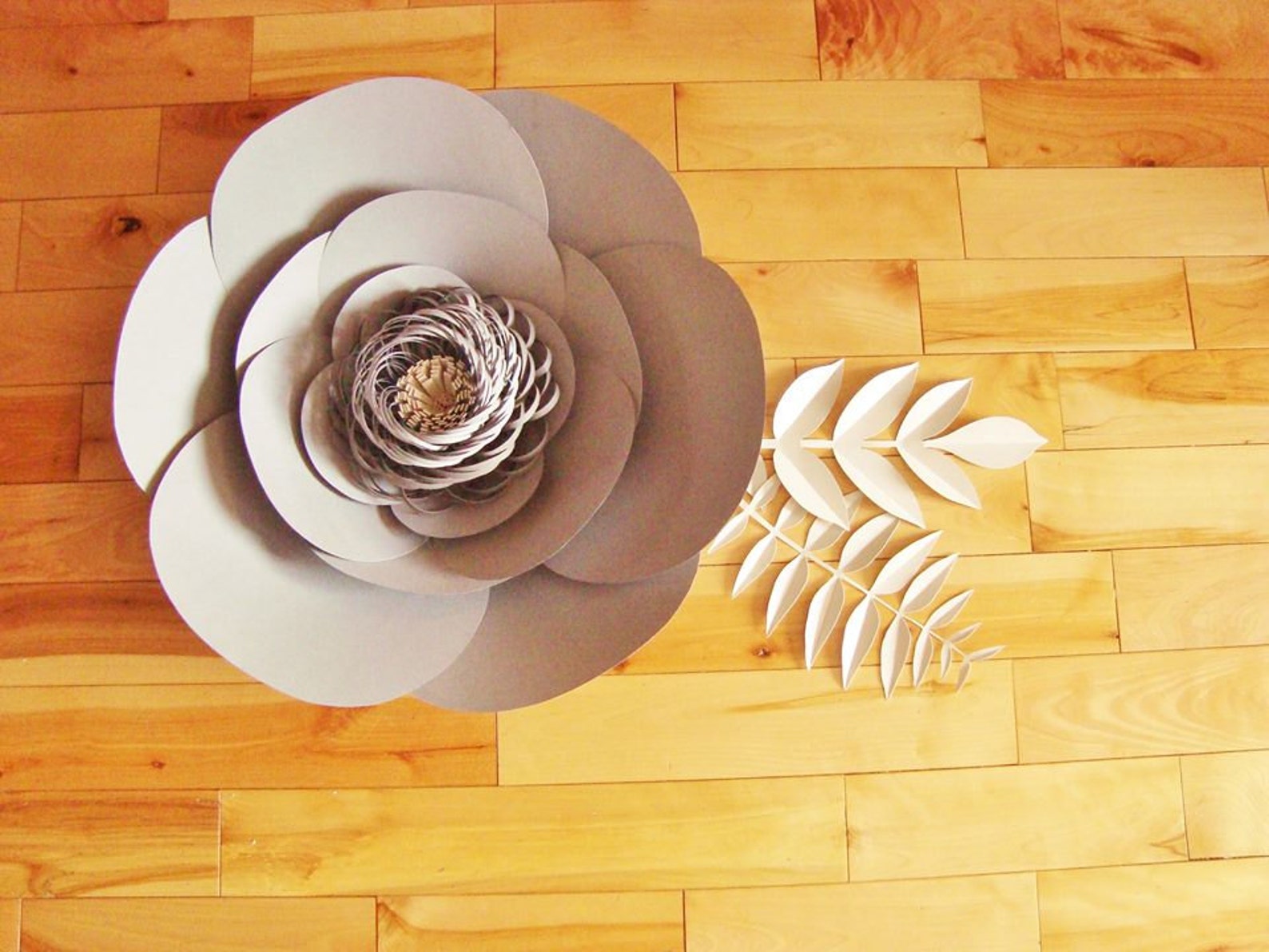 Large Paper Flower Wall Decorations Party Accent Decor Etsy