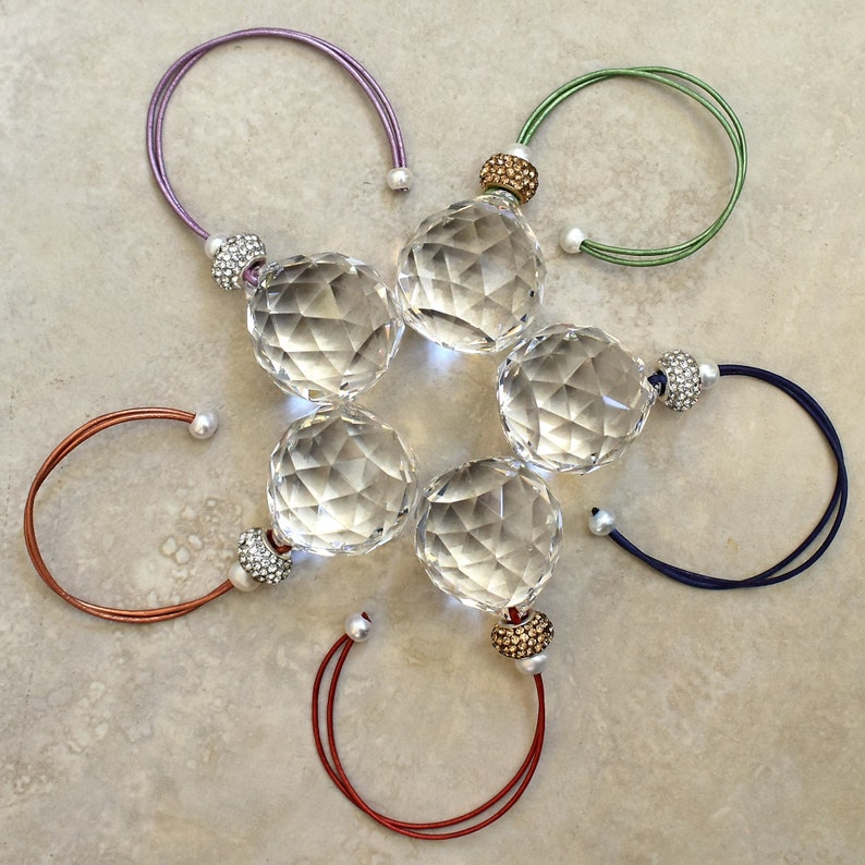 Glass Prism Ball Christmas Ornament Faceted Glass Glass Etsy