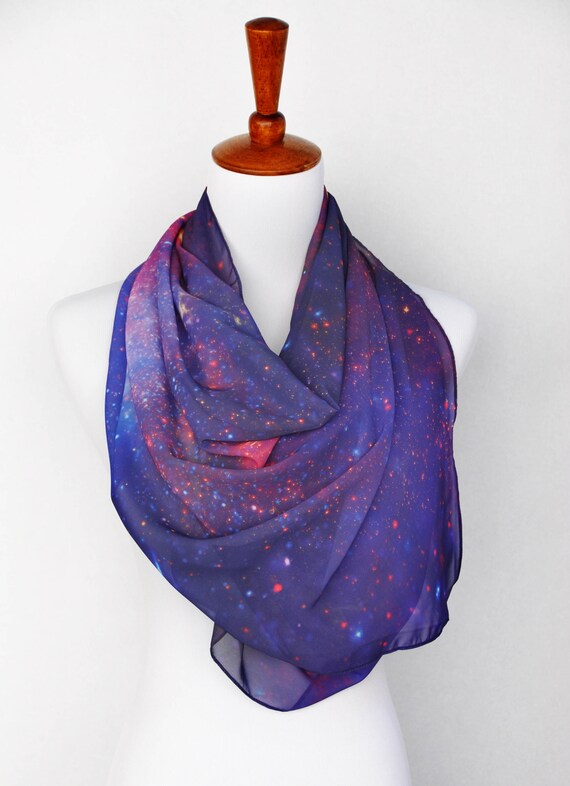 galaxy print scarf