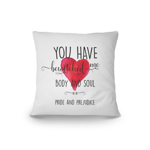 Pride and Prejudice Pillow Mr Darcy Mr darcy pillow | Etsy