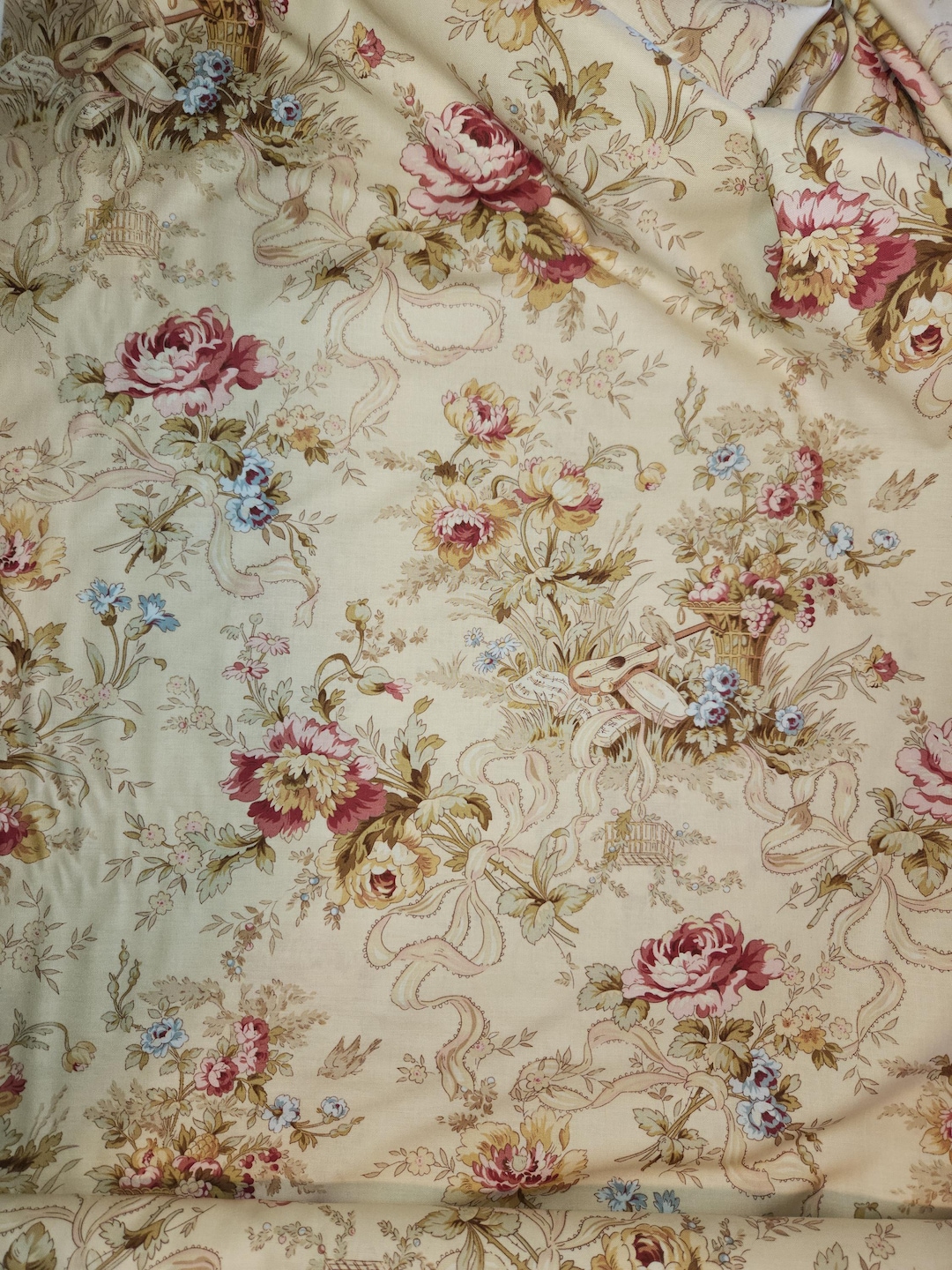 Floral Fabric, Red Rooster Fabrics, Juliet's