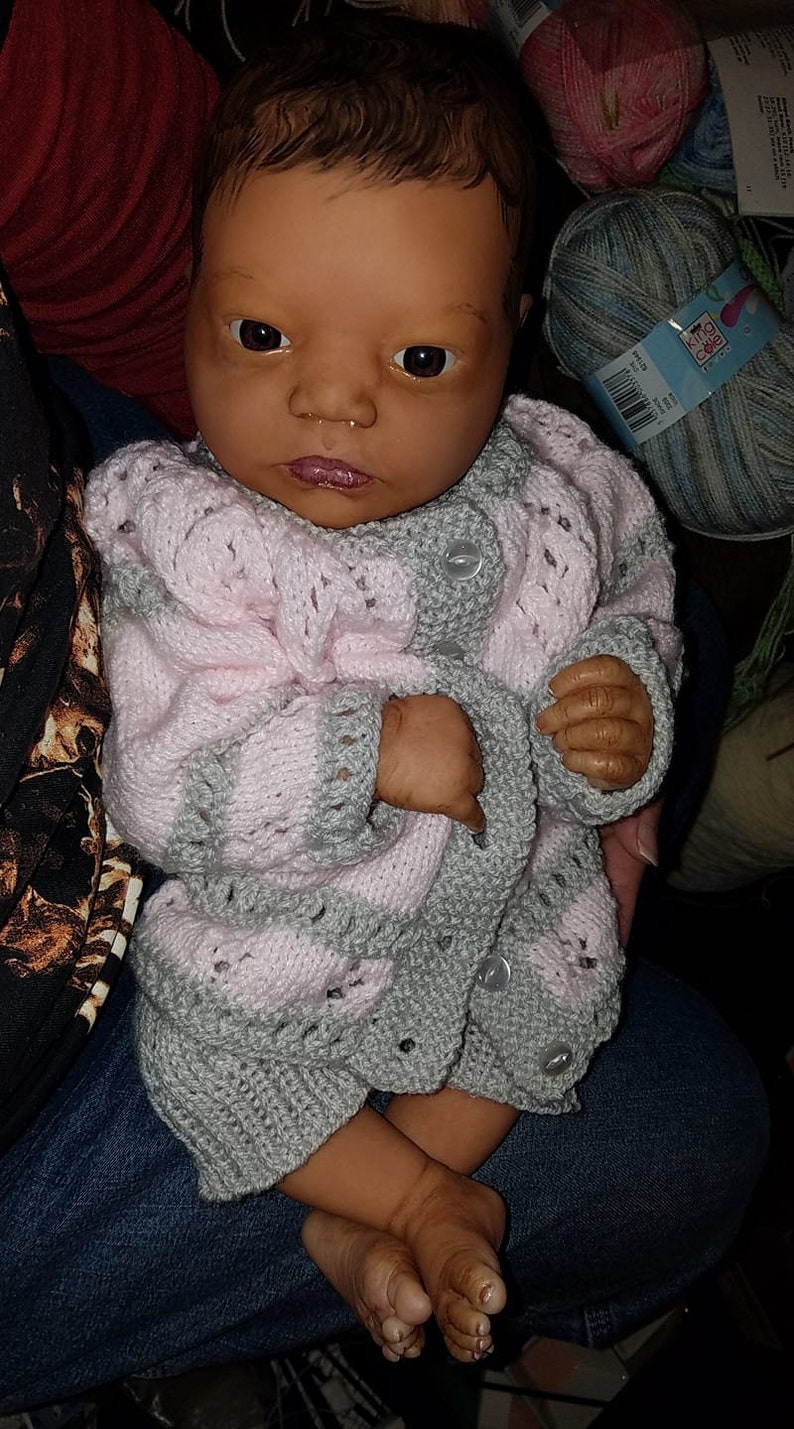 Realborn Johanna awake reborn baby doll by bonny wee baby nursery