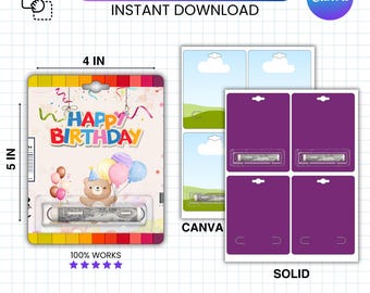 Money Holder Card Template, Money Gift Card Holder, Money Card Svg, Money Holder Svg, Money Card Holder Svg, printable, Instant Download