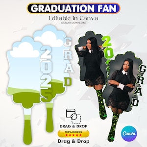 Graduation Fan Templates College Celebration 2025, 2025 Graduation Fan Design,Graduation Fan 2025,Grad Paddle Fan Template,Grad Fan Template