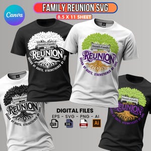 Family Reunion Tree 2025 SVG, Family Reunion Shirts svg, png, Family Tree svg, Tree Of Life svg, Our Roots Run Deep Family Reunion, Circut