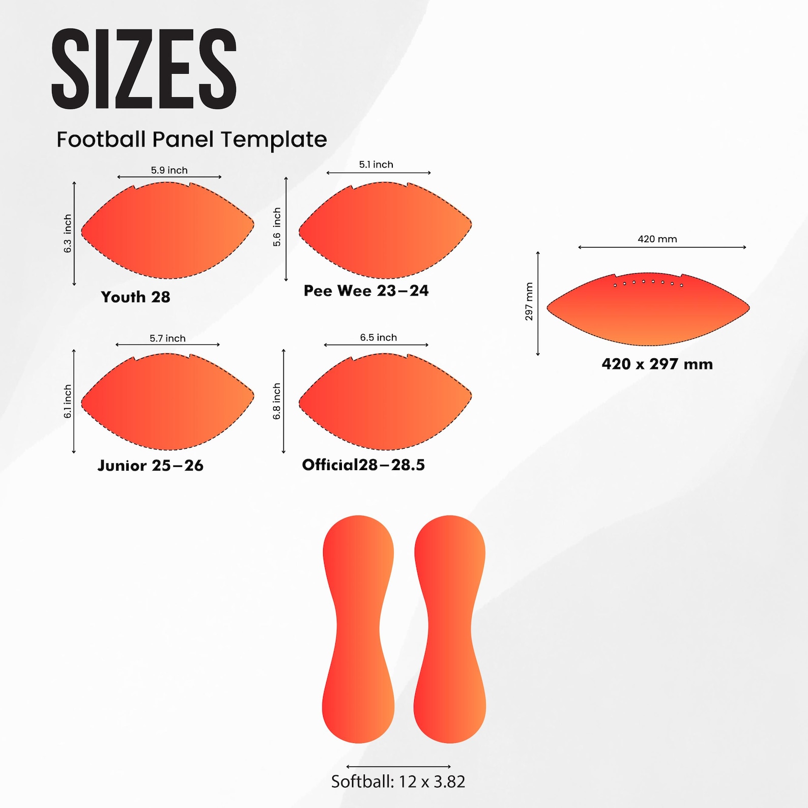 Football Panel Ls All Sports Panel Templates, Football Panel Template, Softball Panel ...