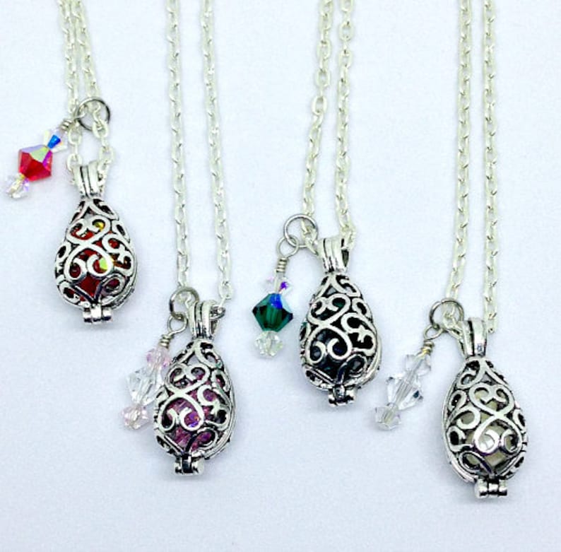 Silver Teardrop Necklace With Crystals Silver Teardrop - Etsy