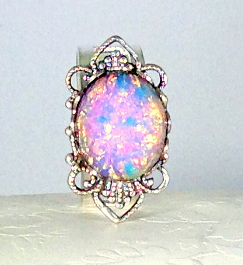 Pink Dragon S Breath Opal Ring Teen Jewelry Pink Opal Etsy Pink Dragon S Breath Opal Ring Teen Jewelry Pink Opal Etsy