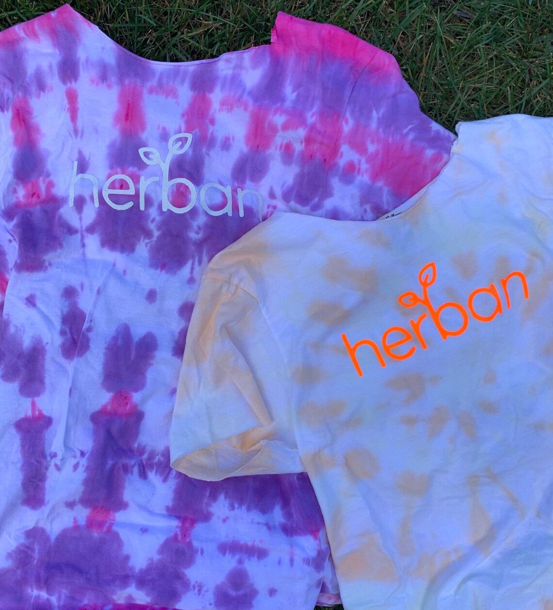 Tie Dye custom print business names logos racer back Etsy