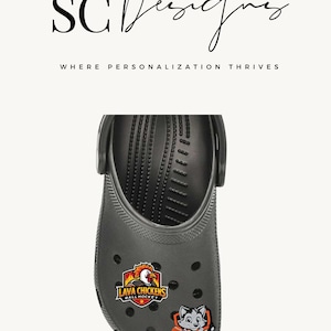 Custom Croc Shoe Charms with Logo – Team Gifts, Fundraiser, Dance, Sports, Company Swag, Personalized Jibbitz Style Charm