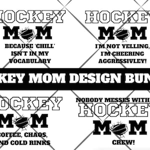 Hockey Mom Svg Digital File, Hockey Gift for Her, Hockey Svg, Hockey Mom Shirt Svg