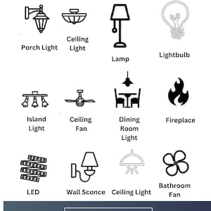 Light Switch Labels Multi Switch Light Labels Set of 10 - Etsy