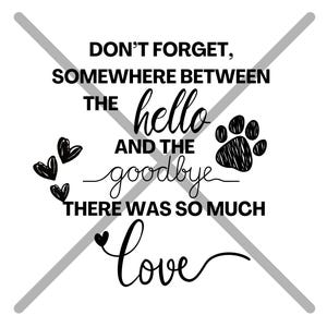 Huisdier Memorial Svg, Memorial Quote Svg, Rest In Peace Svg, verlies Svg, Loving Memory Svg, huisdier Memorial svg, Christian Svg,