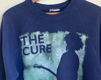 Vintage Sweatshirt - The Cure Print- Boys Don't Cry- well worn in