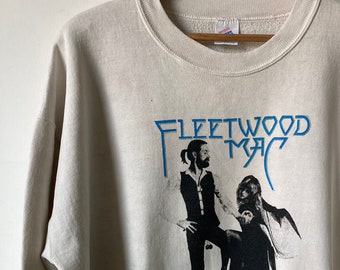 Vintage Sweatshirt -Fleetwood Rumours print - made in u.s.a