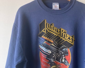 vintage Sweatshirt - Judas Priest print - Large