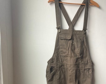 Vintage Denim Overalls- Diesel Brand- Double Knee- Heavy Canvas