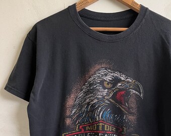 INACTIVE vintage  T-shirt Harley Davidson Eagle Print