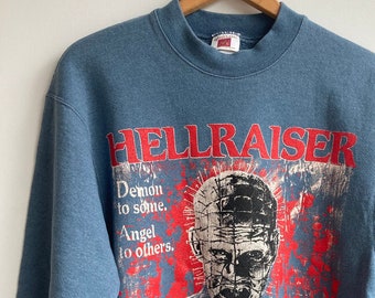 vintage Sweatshirt- Hellraiser Print-