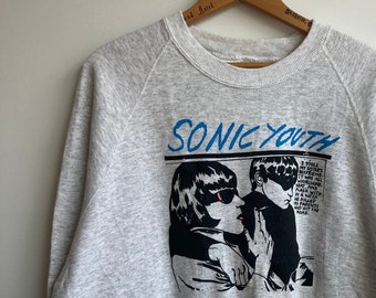 Vintage Sweatshirt - Sonic Youth Goo- Made in u.s.a